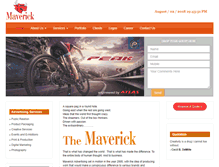 Tablet Screenshot of maverickindia.net